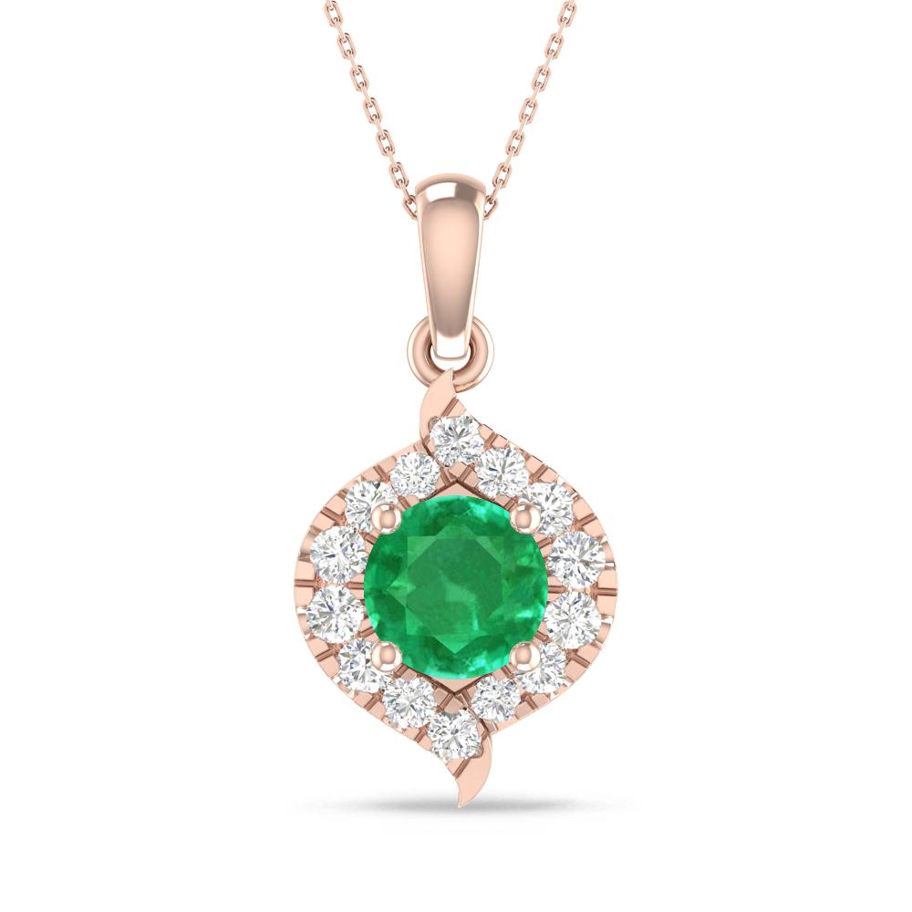 Rose Gold - Emerald