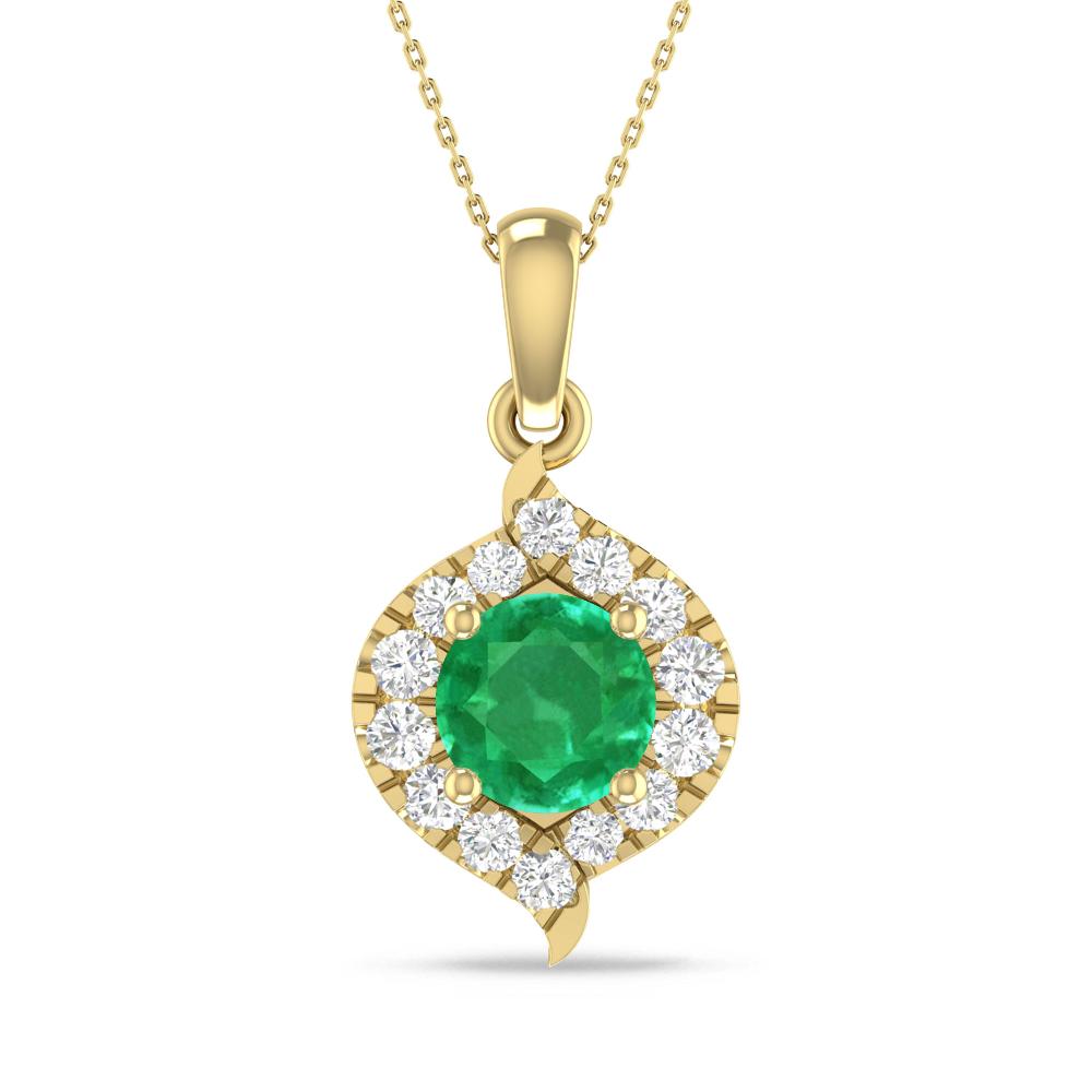 Yellow Gold - Emerald