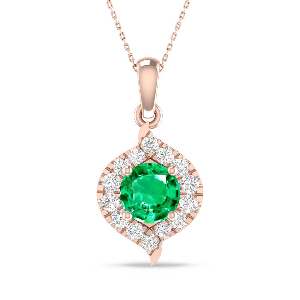 Rose Gold - Emerald