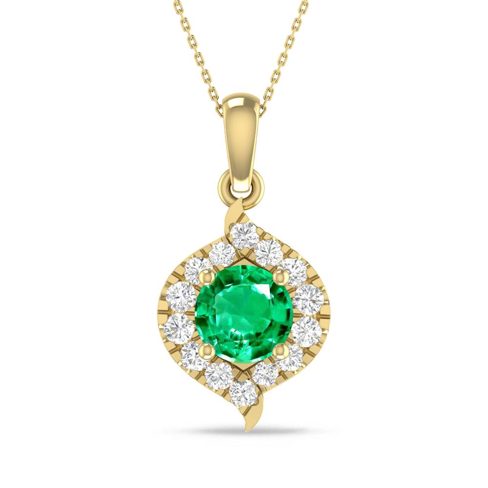 Yellow Gold - Emerald