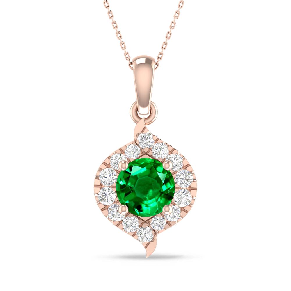 Rose Gold - Emerald