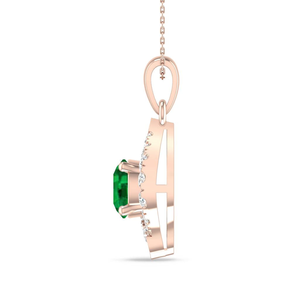 Rose Gold - Emerald