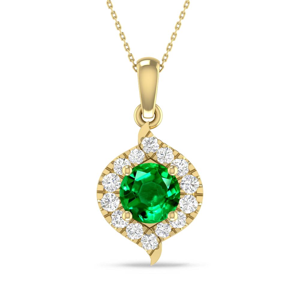 Yellow Gold - Emerald