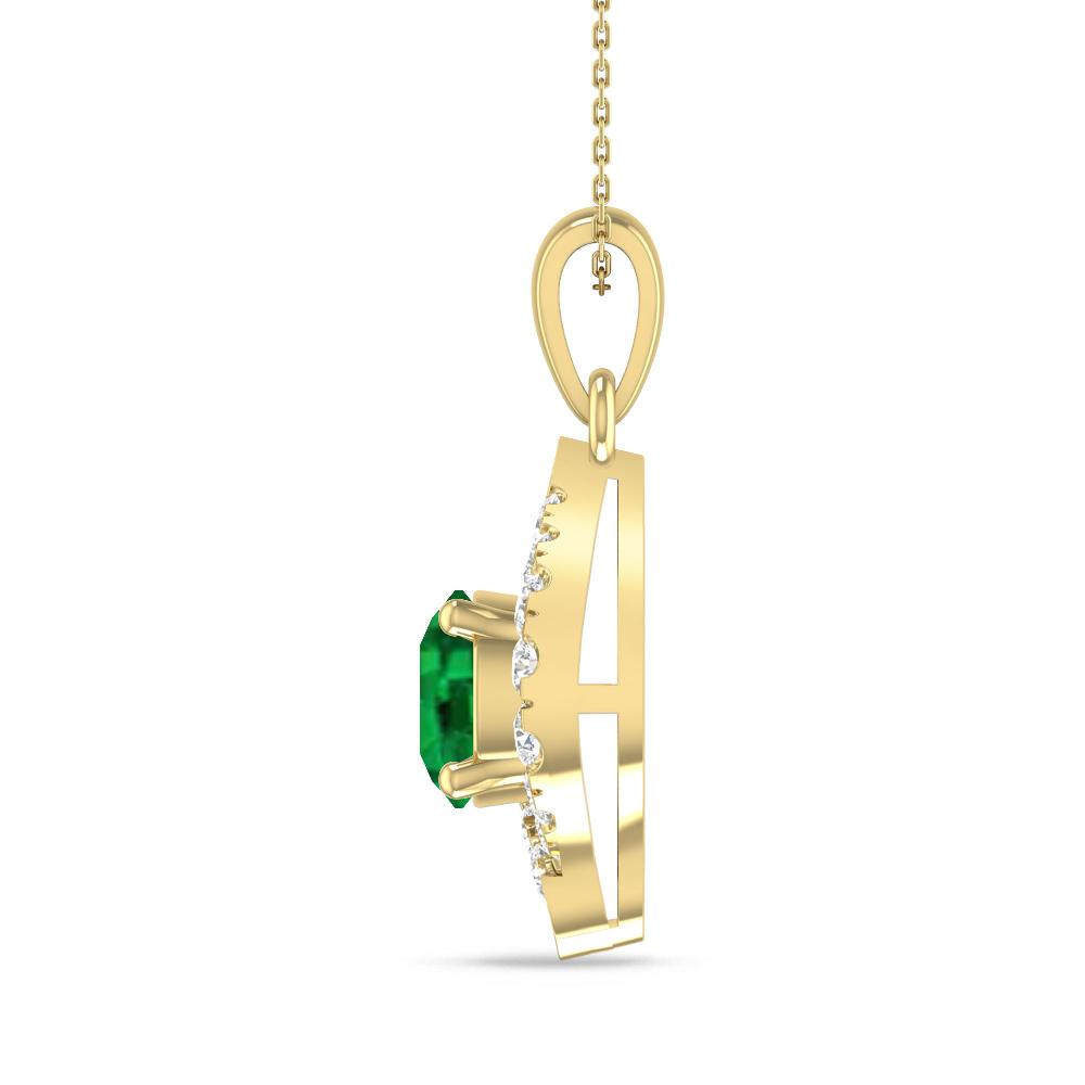 Yellow Gold - Emerald
