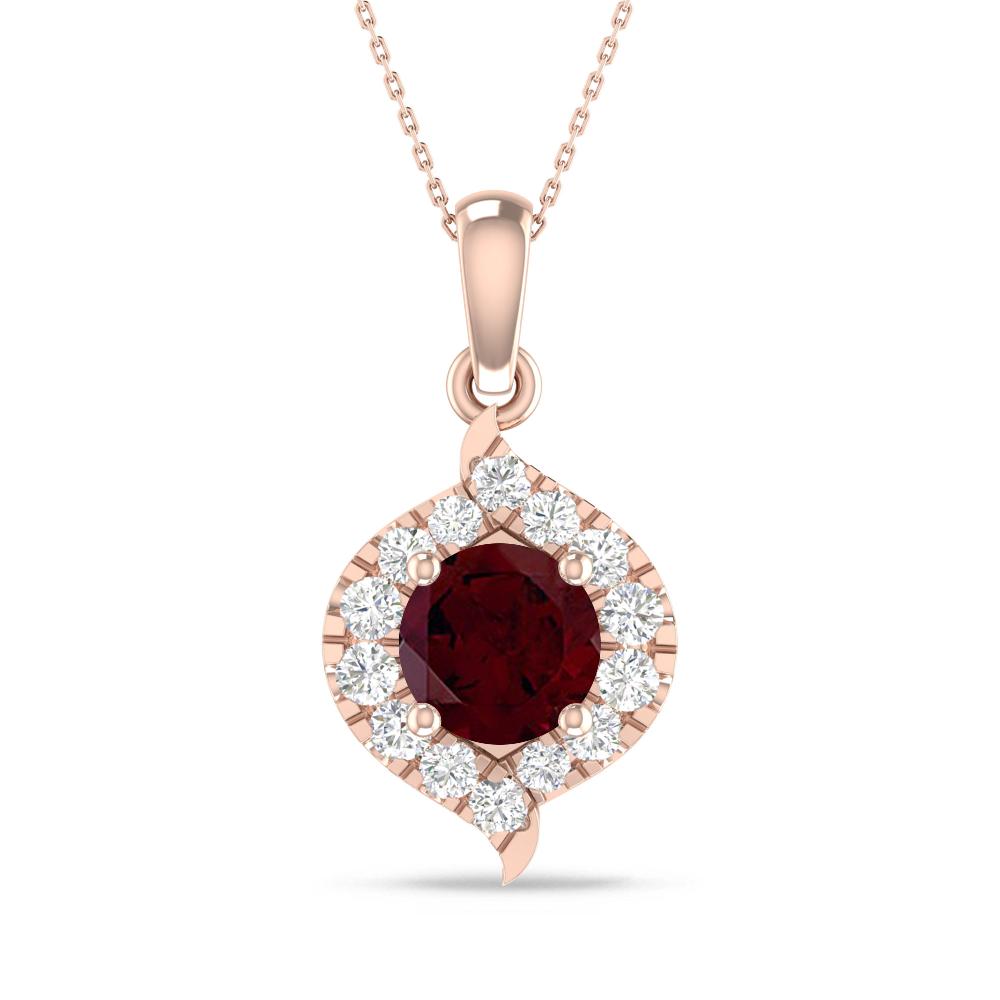 Rose Gold - Garnet