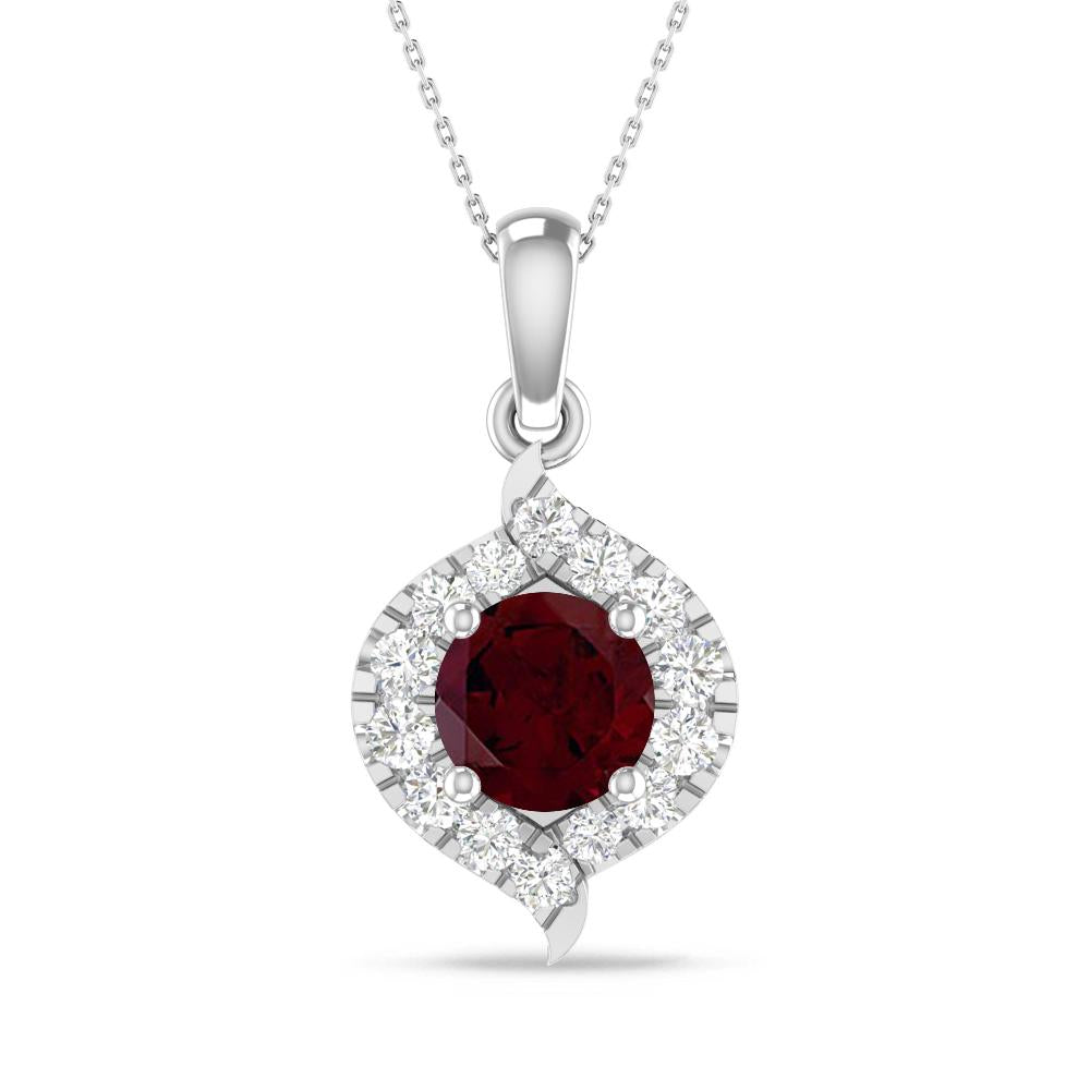 White Gold - Garnet