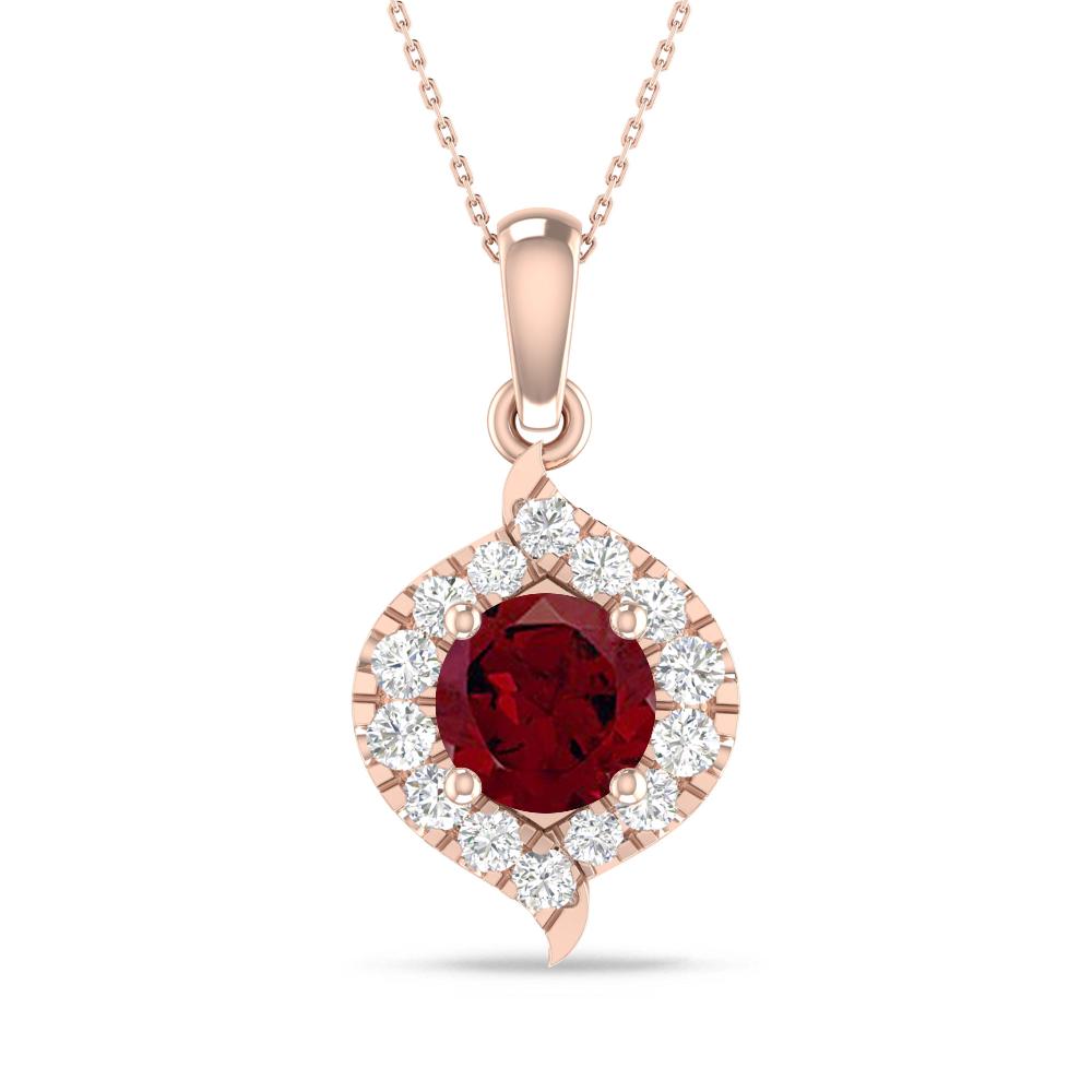 Rose Gold - Garnet