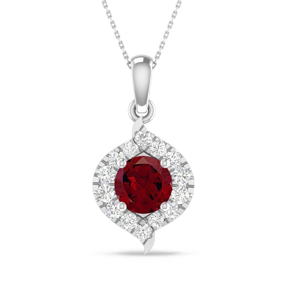 White Gold - Garnet