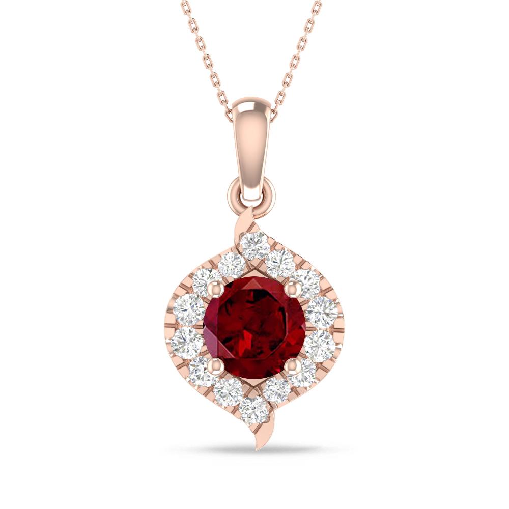 Rose Gold - Garnet