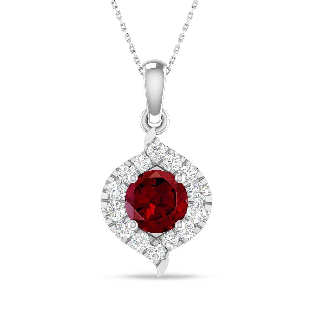 White Gold - Garnet