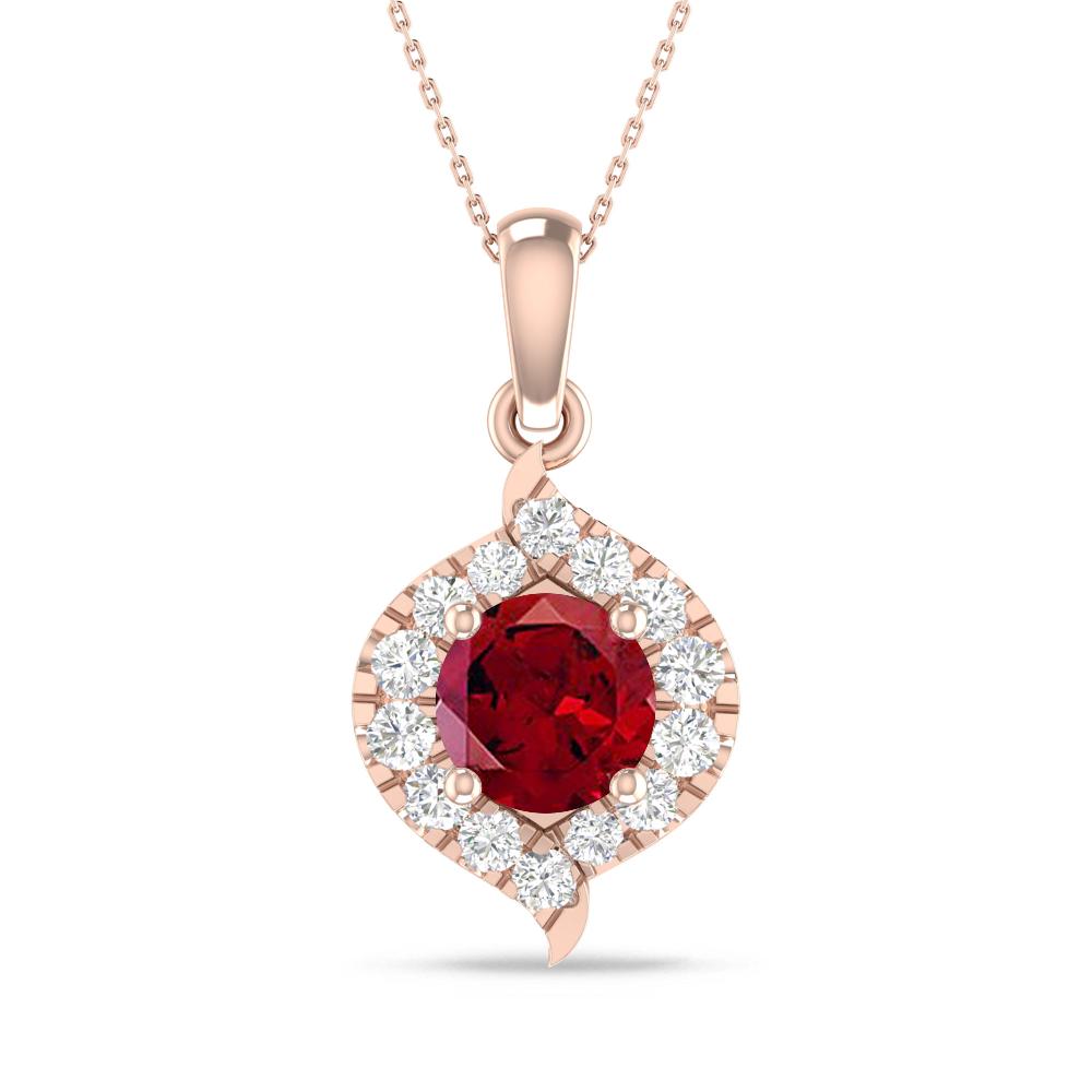 Rose Gold - Garnet