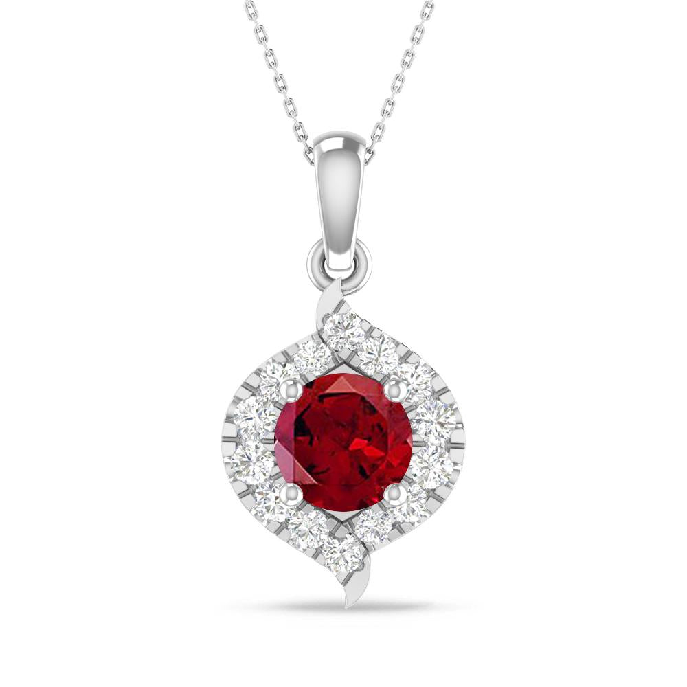 White Gold - Garnet