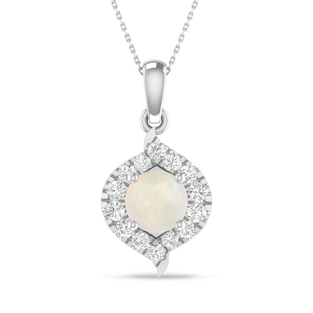 White Gold - Opal