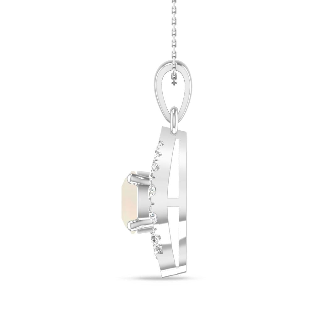 White Gold - Opal