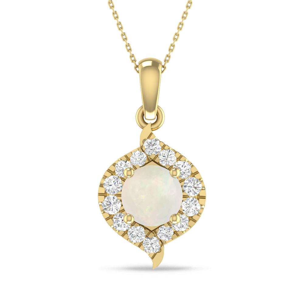Yellow Gold - Opal