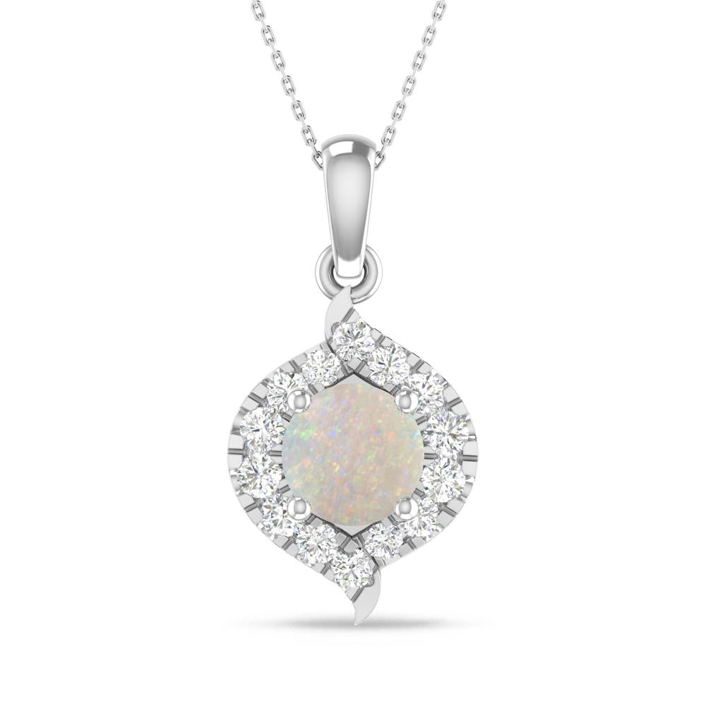 White Gold - Opal