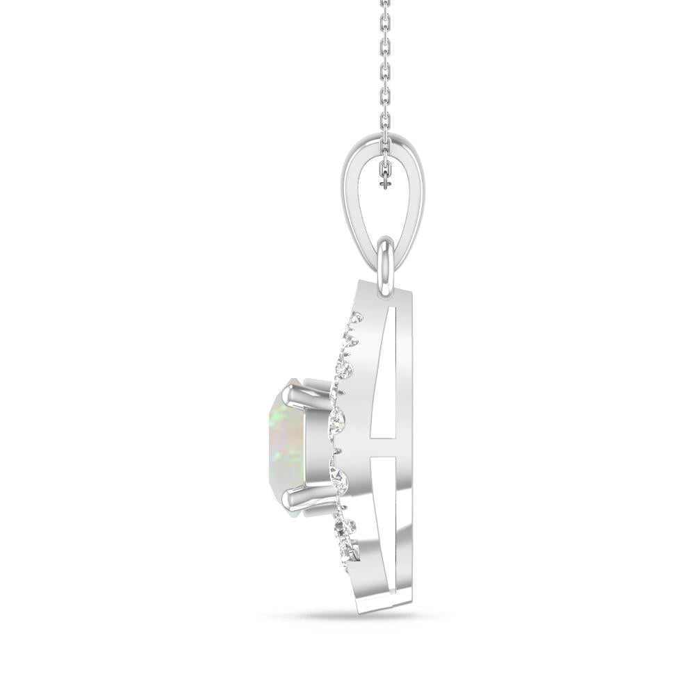 White Gold - Opal
