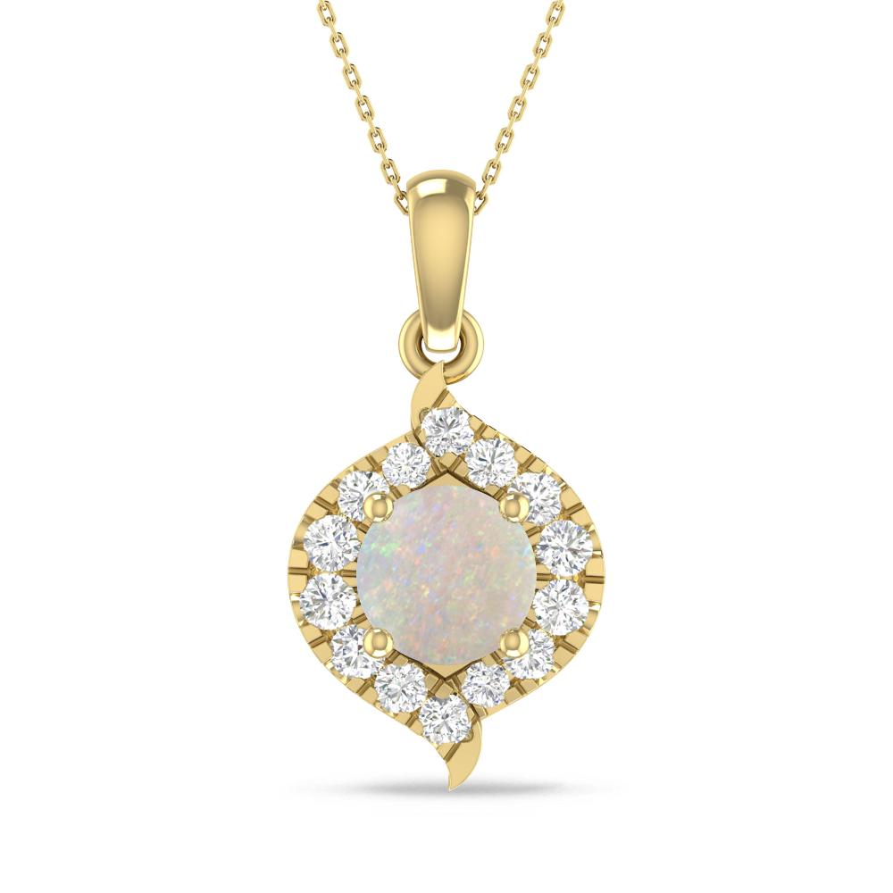 Yellow Gold - Opal