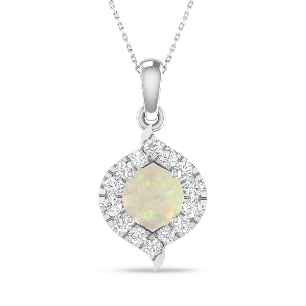 White Gold - Opal