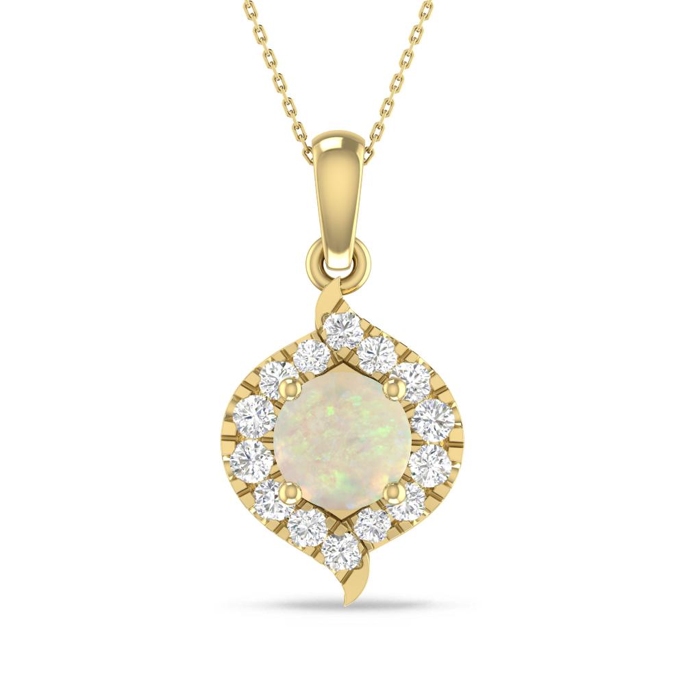 Yellow Gold - Opal