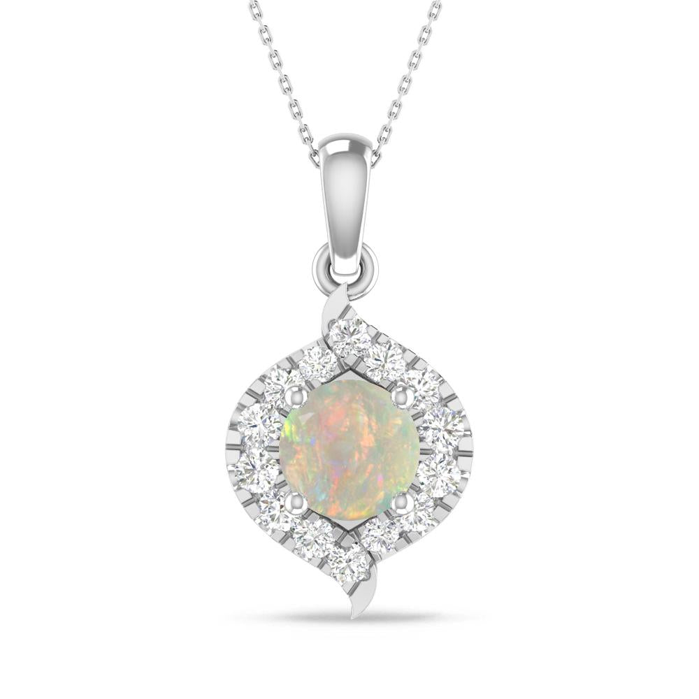 White Gold - Opal