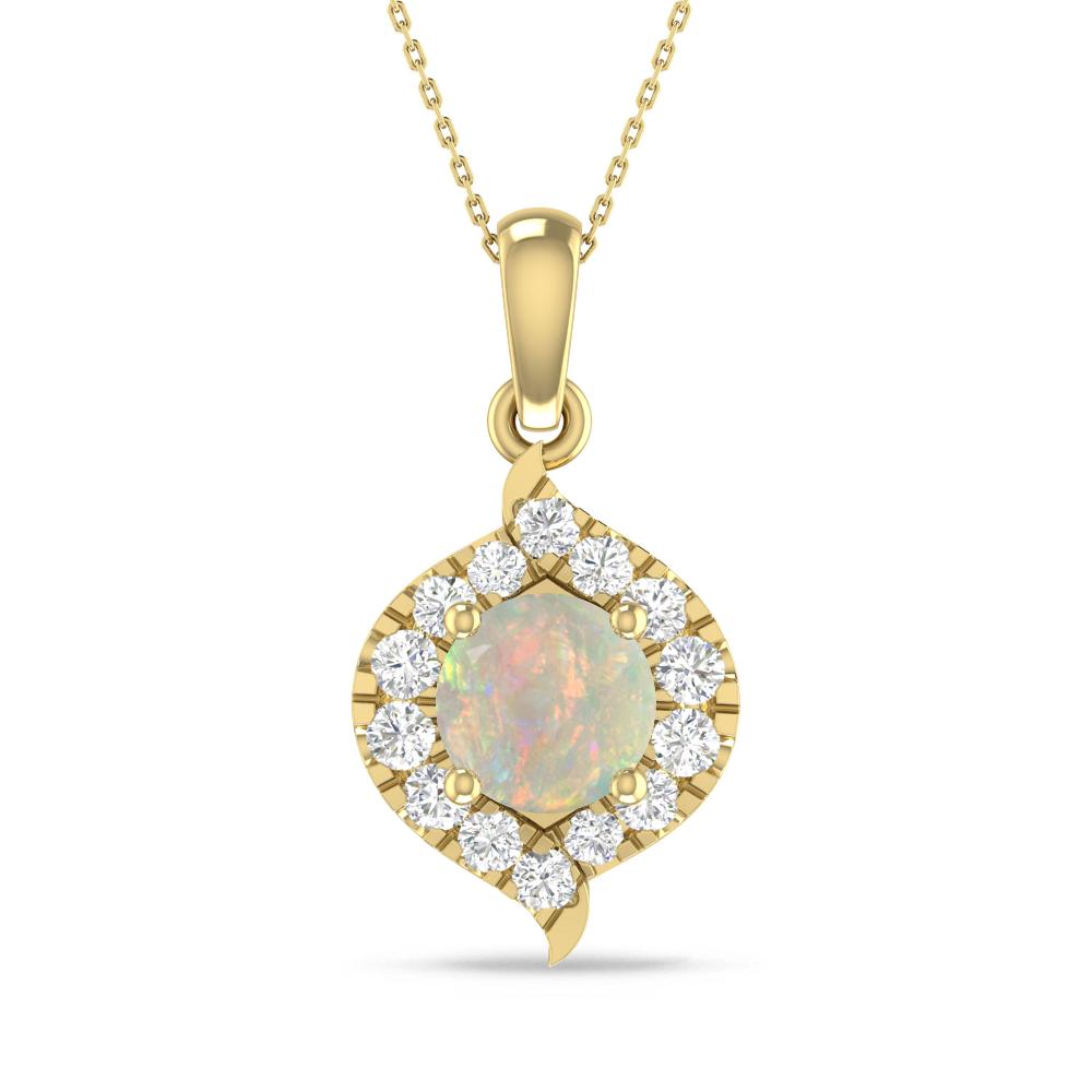 Yellow Gold - Opal