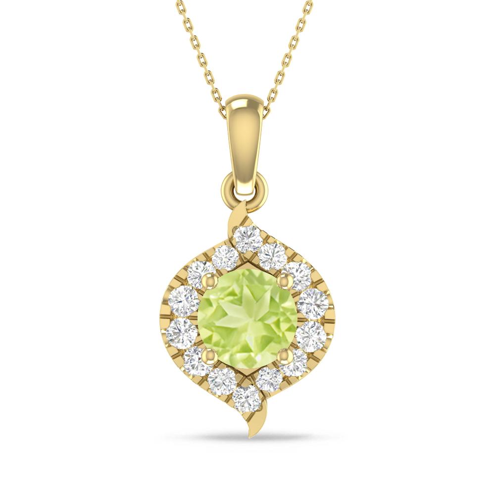 Yellow Gold - Peridot