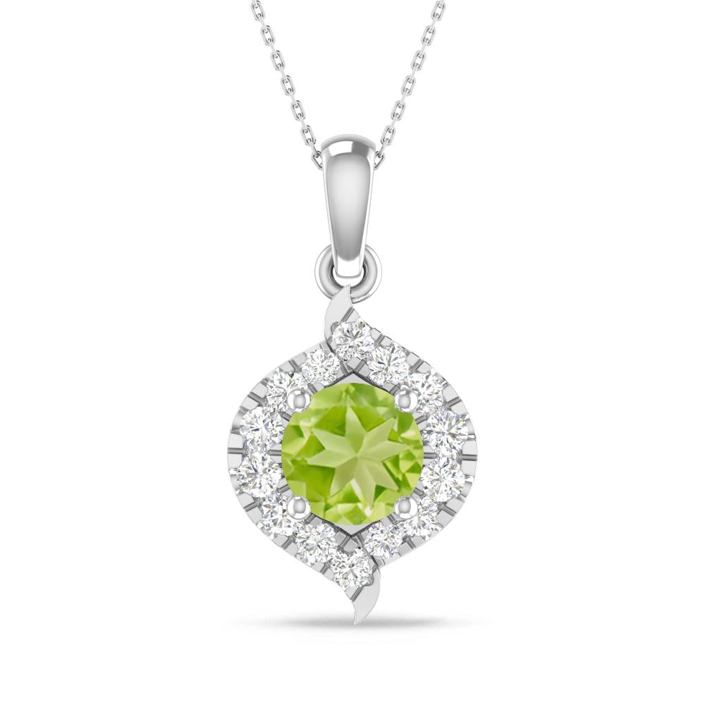 White Gold - Peridot