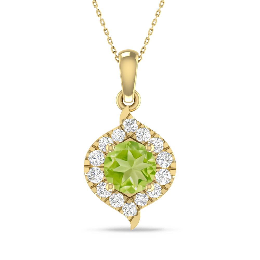 Yellow Gold - Peridot