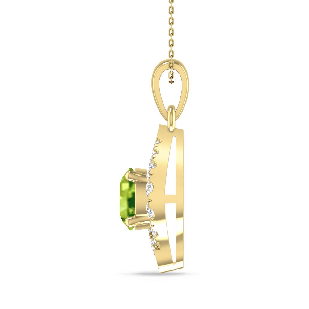 Yellow Gold - Peridot