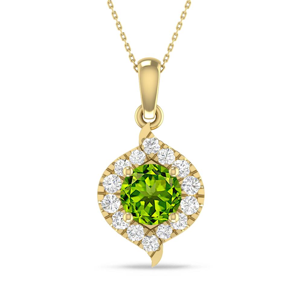 Yellow Gold - Peridot