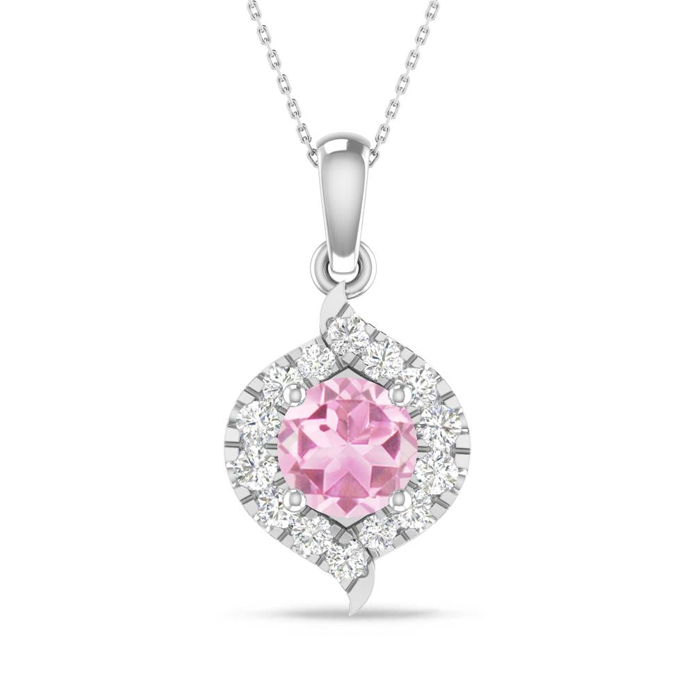 White Gold - Pink Tourmaline