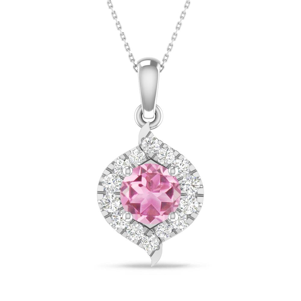 White Gold - Pink Tourmaline
