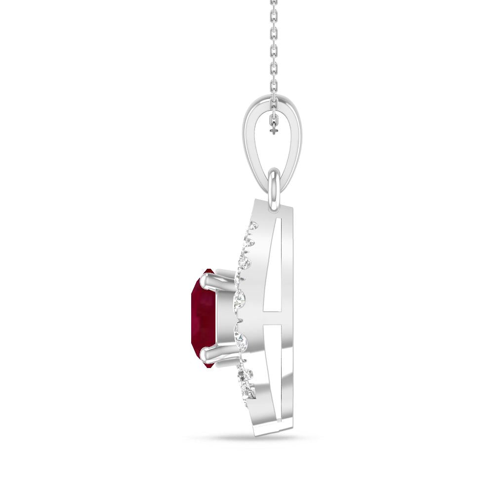 White Gold - Ruby