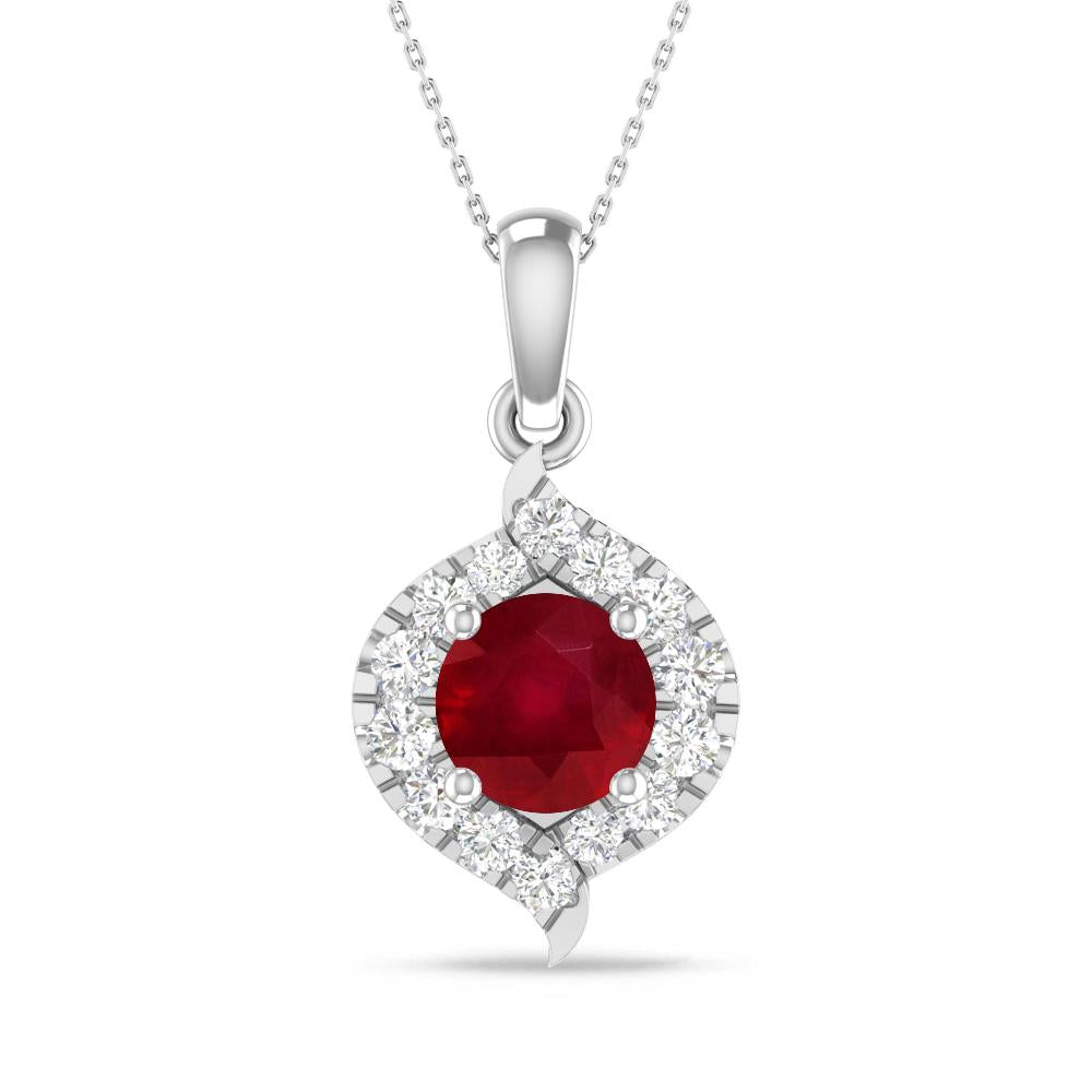 White Gold - Ruby