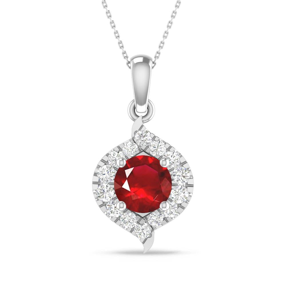 White Gold - Ruby