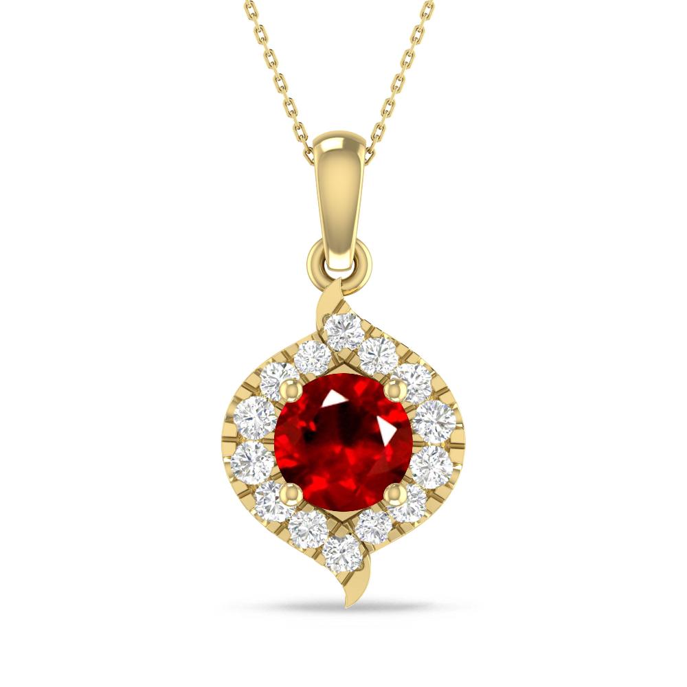 Yellow Gold - Ruby