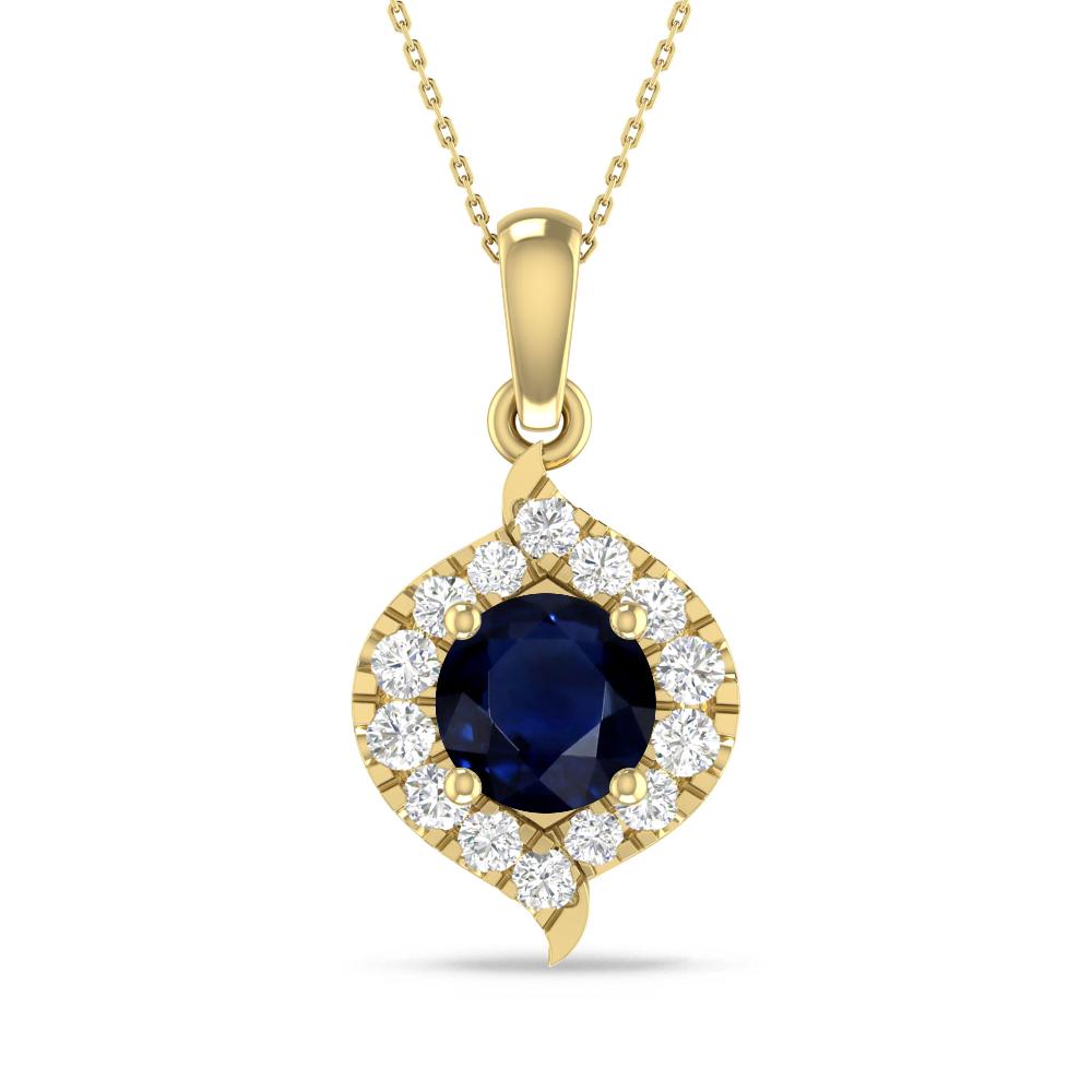 Yellow Gold - Sapphire