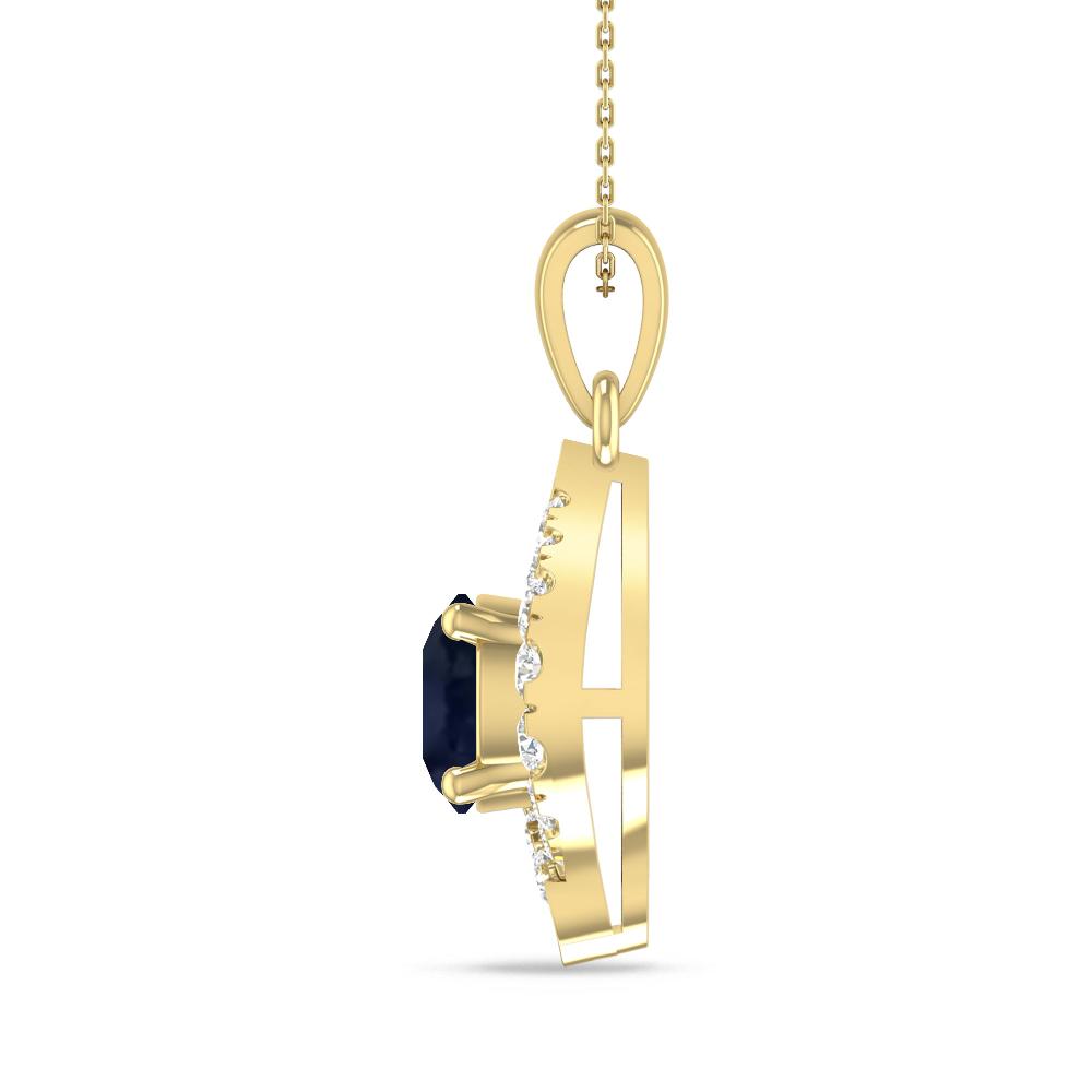 Yellow Gold - Sapphire