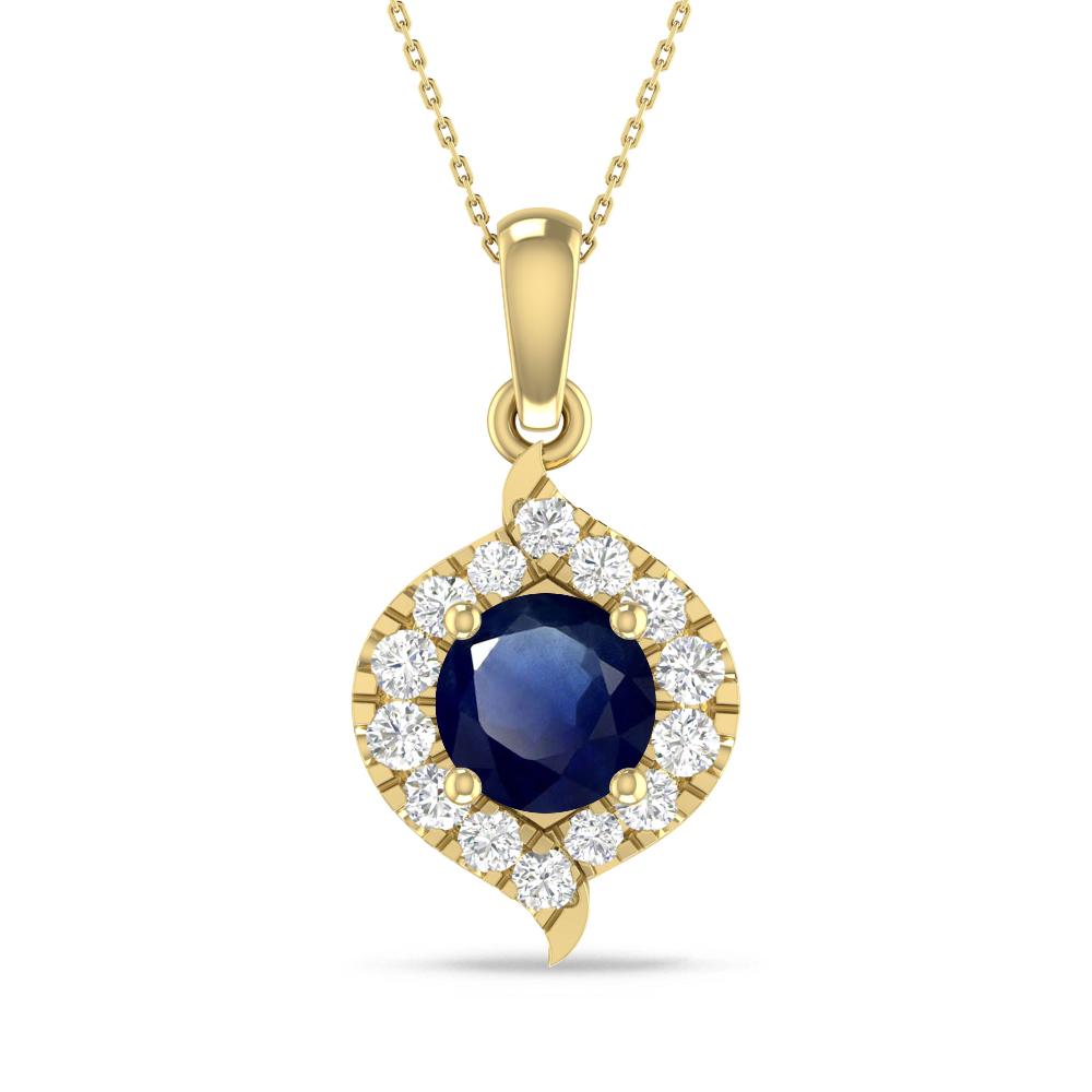 Yellow Gold - Sapphire