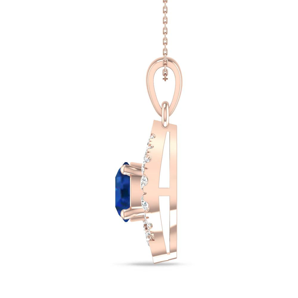 Rose Gold - Sapphire
