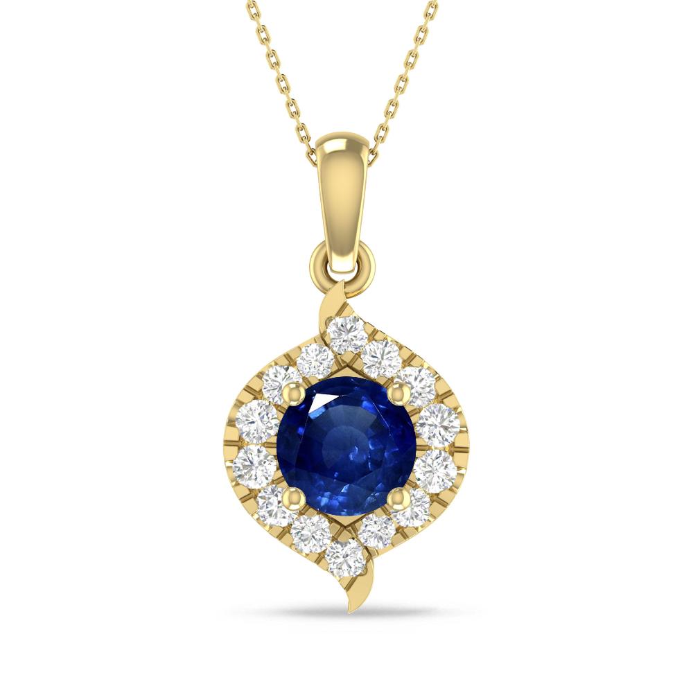 Yellow Gold - Sapphire