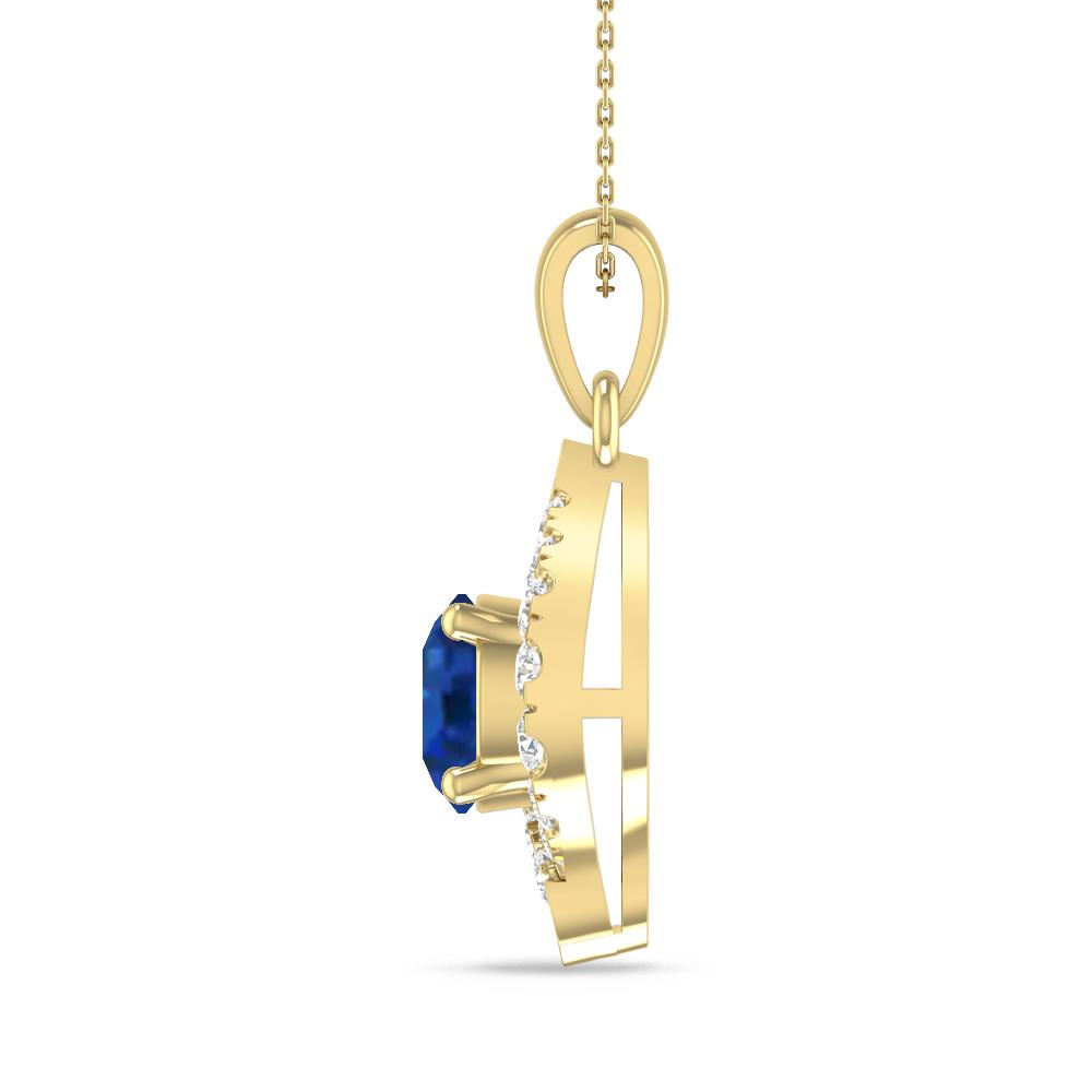 Yellow Gold - Sapphire
