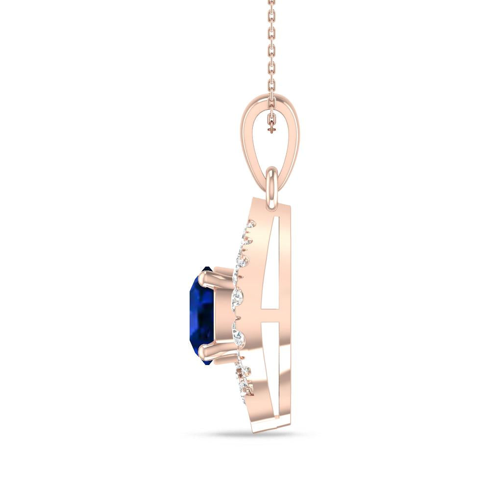 Rose Gold - Sapphire