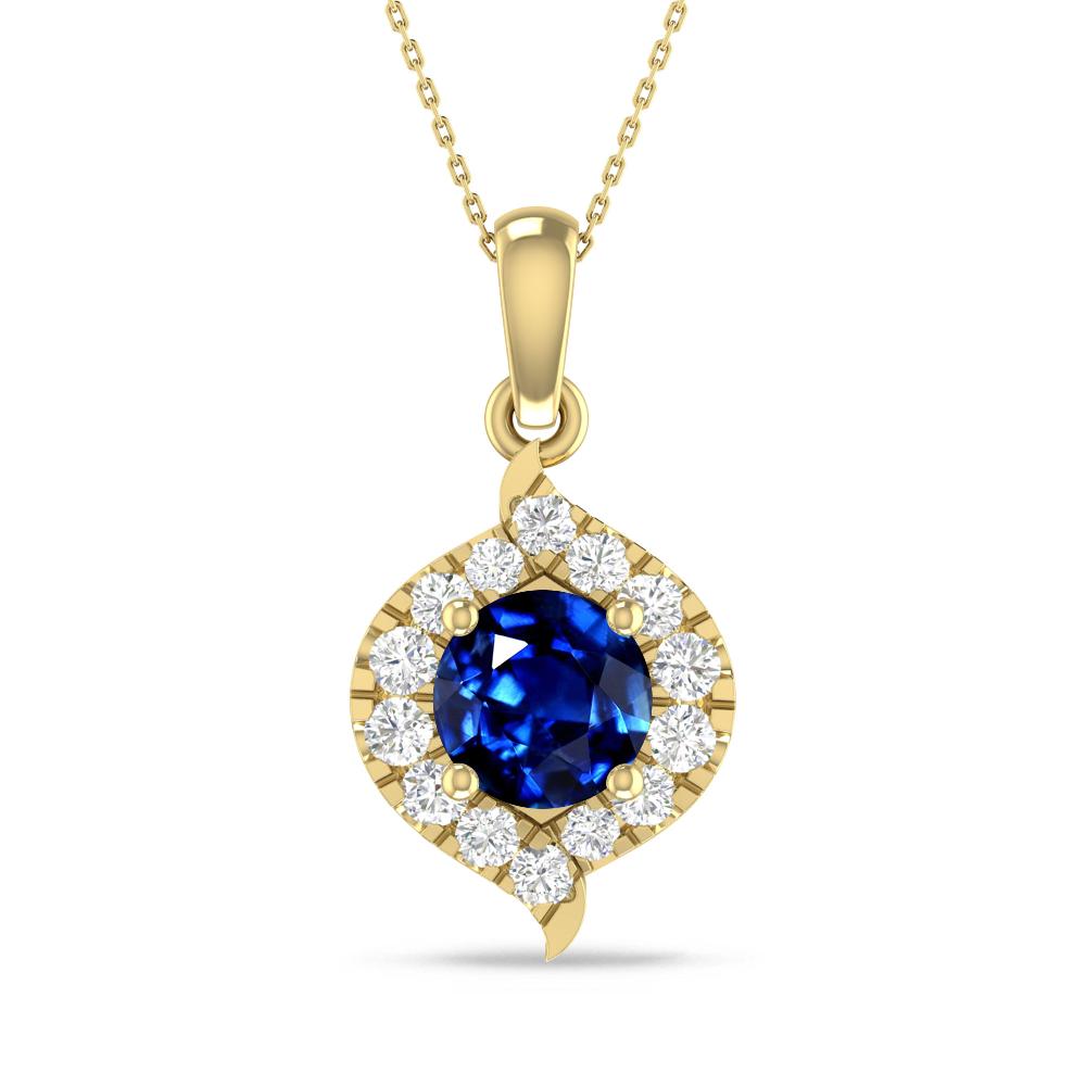 Yellow Gold - Sapphire