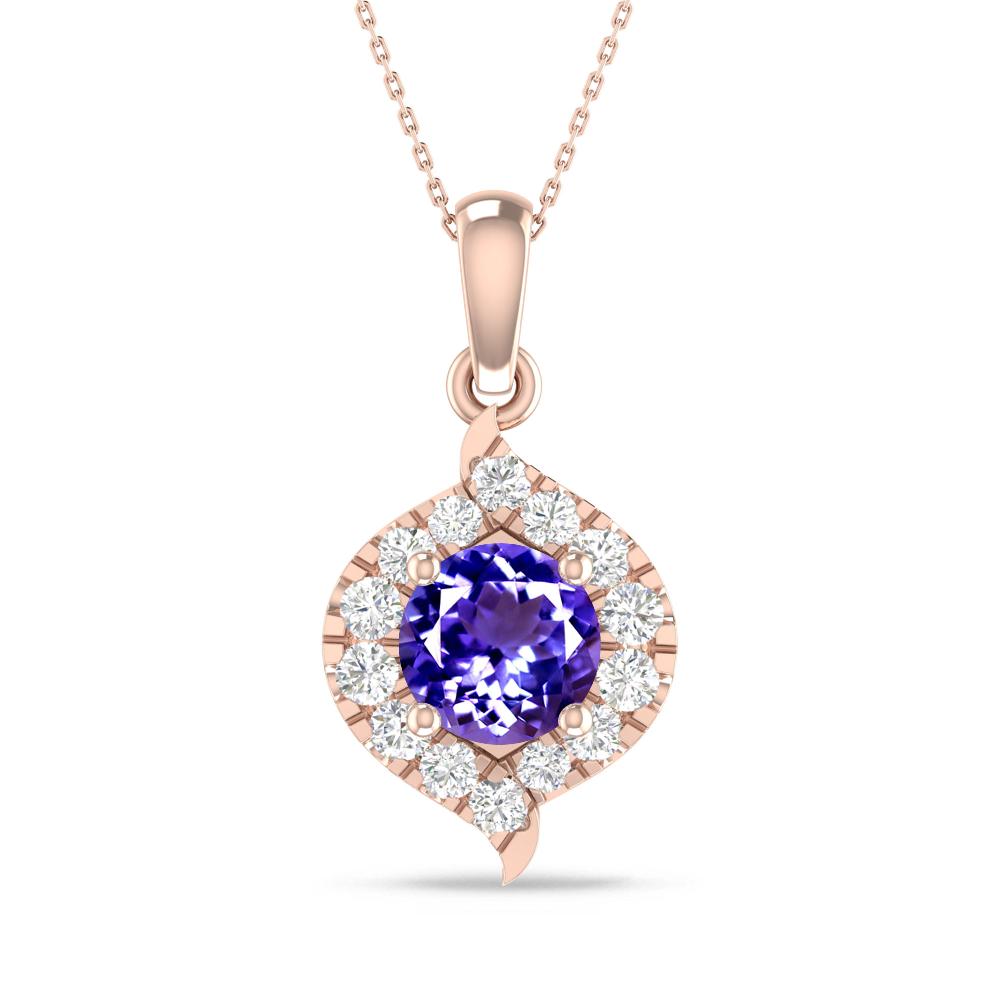 Rose Gold - Tanzanite
