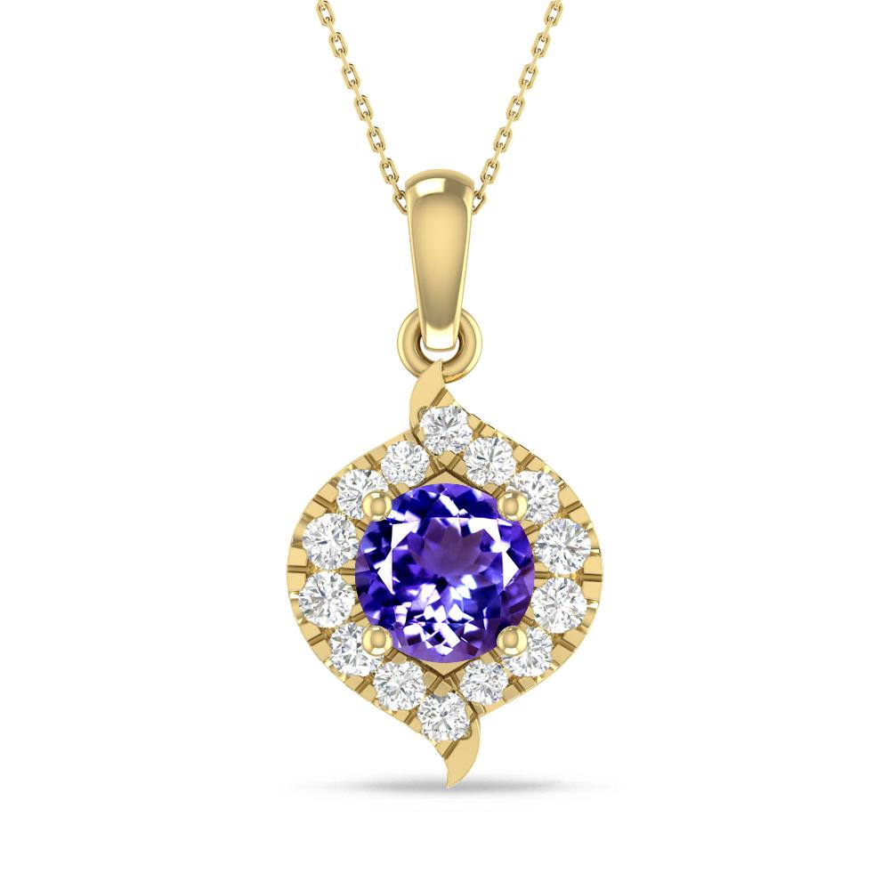 Yellow Gold - Tanzanite