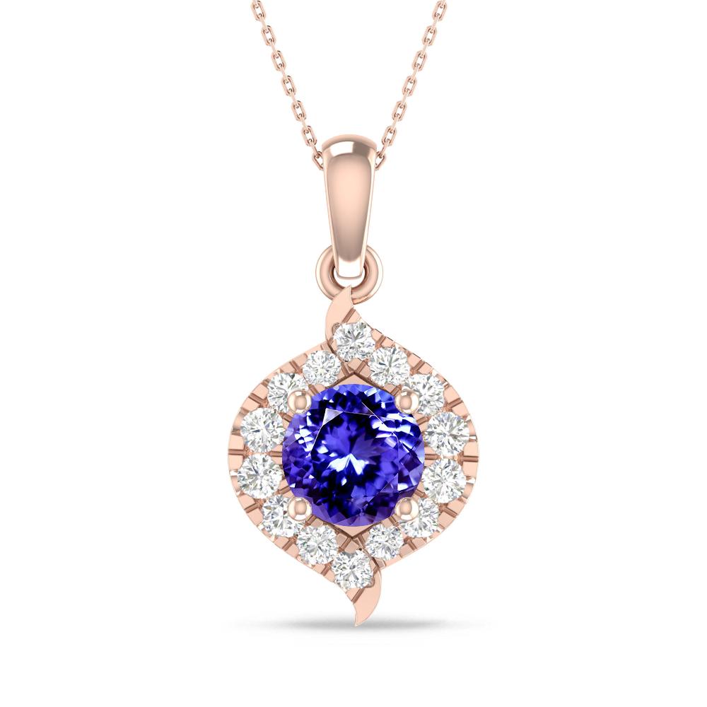 Rose Gold - Tanzanite