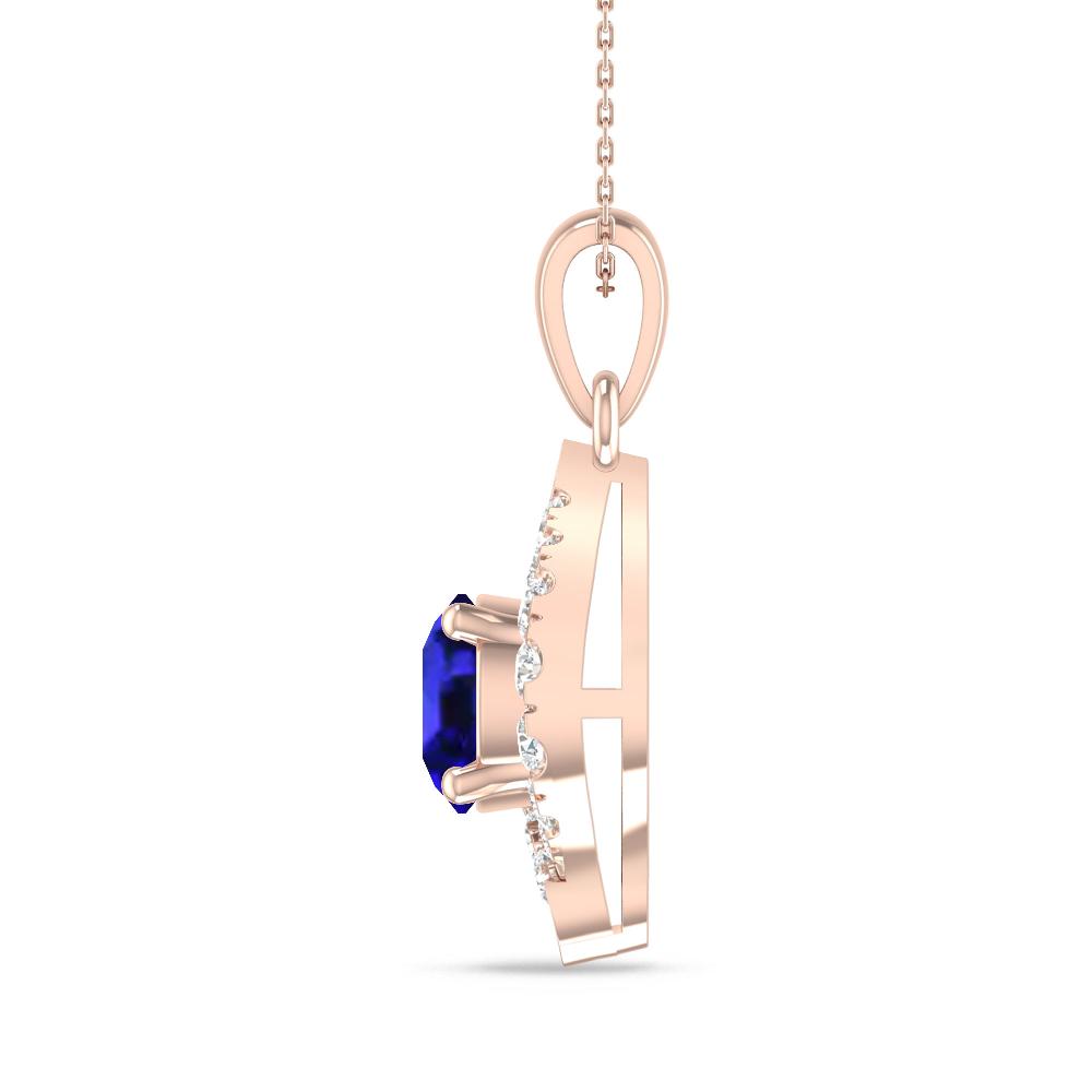 Rose Gold - Tanzanite
