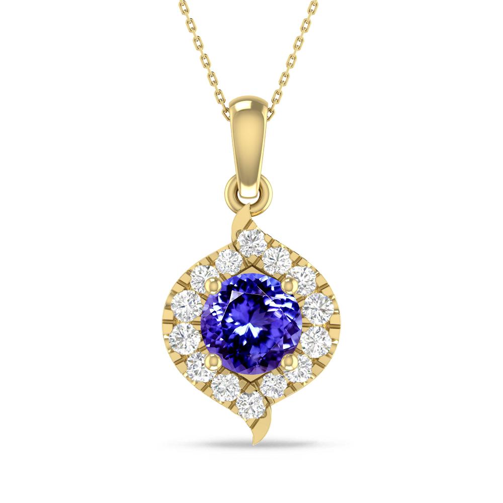 Yellow Gold - Tanzanite